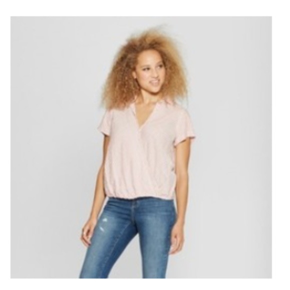Universal Thread Striped Wrap Top